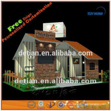 6x6 cabina de exhibición exhibición de exhibición portátil stand cabina stand stand portátil